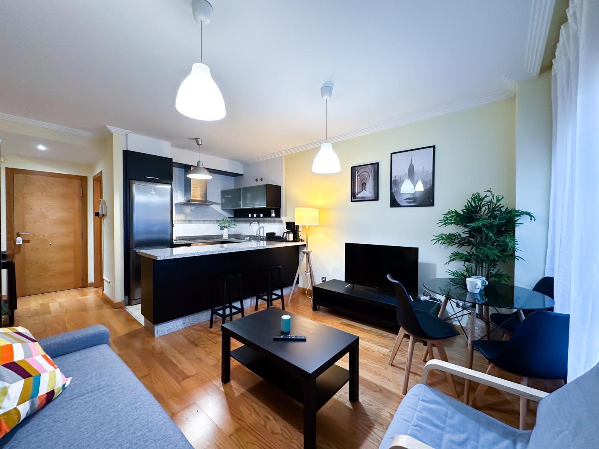 Apartamento Con Garaje, Centrico Y Luminoso Pontevedra Exterior foto