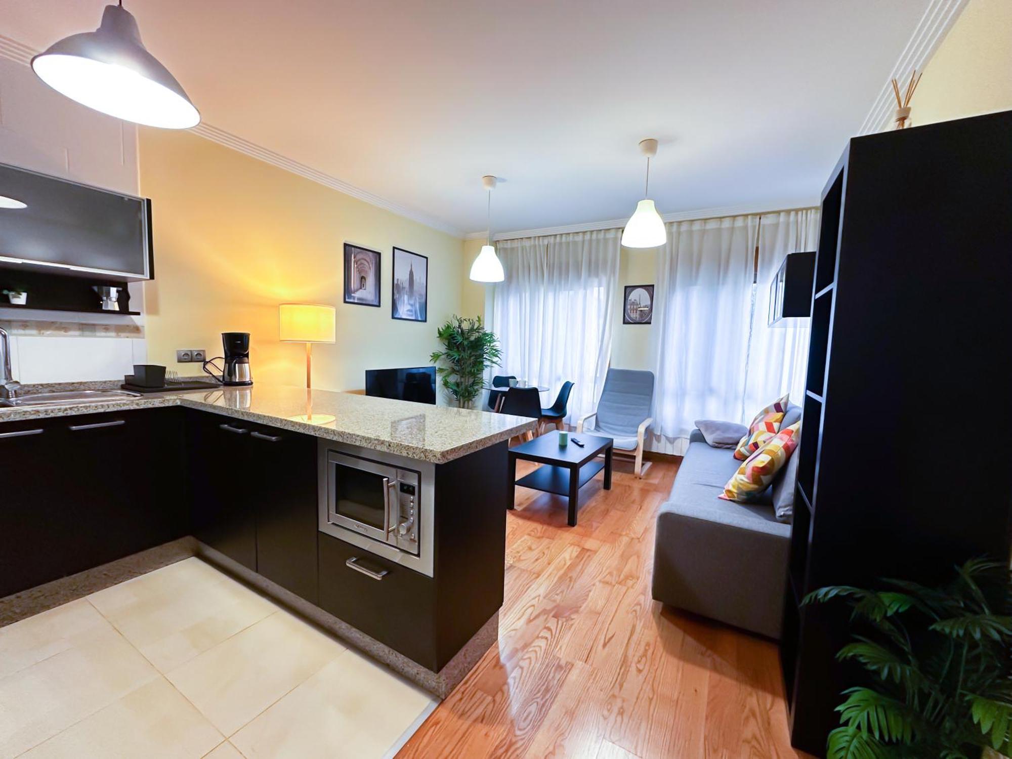 Apartamento Con Garaje, Centrico Y Luminoso Pontevedra Exterior foto