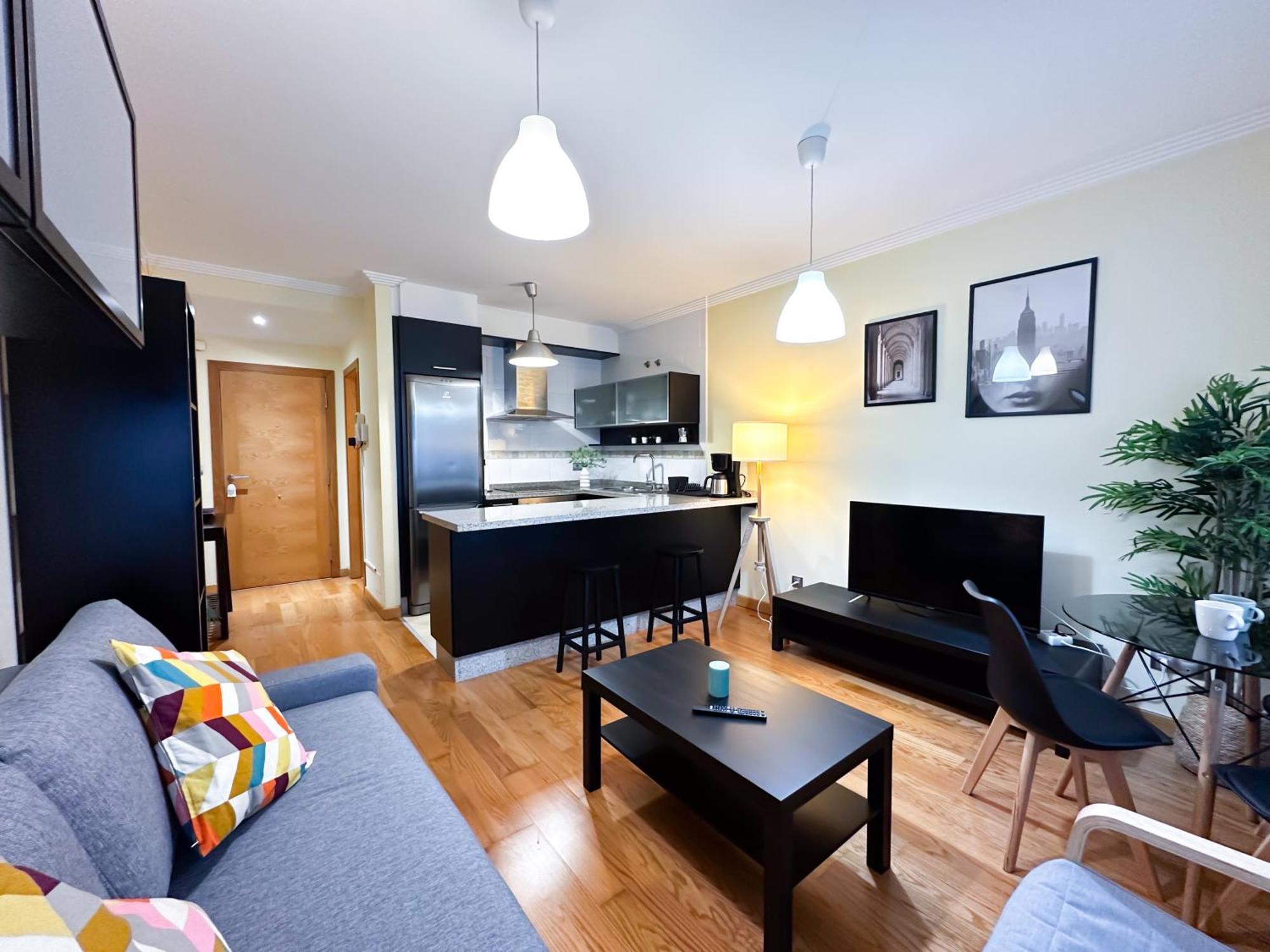 Apartamento Con Garaje, Centrico Y Luminoso Pontevedra Exterior foto